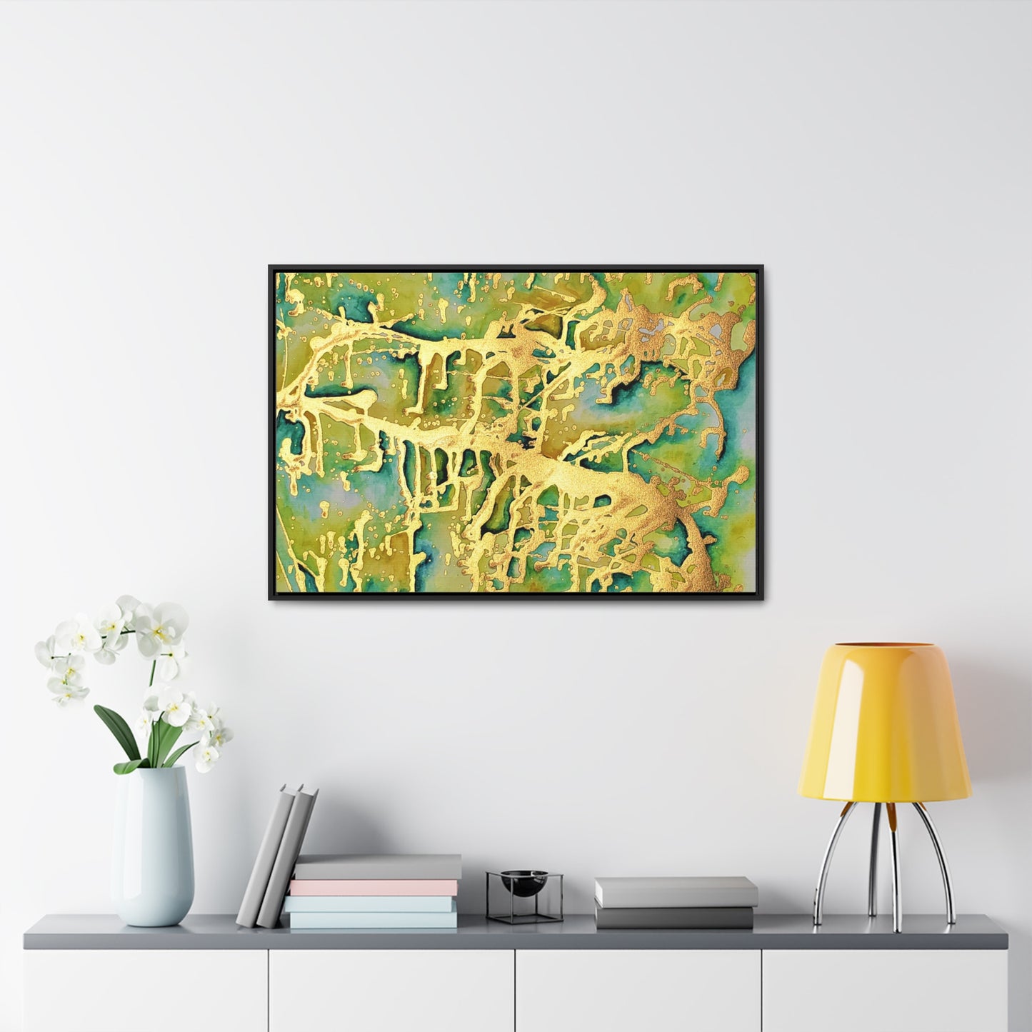 Acid Rain Gallery Canvas Wraps, Horizontal Frame