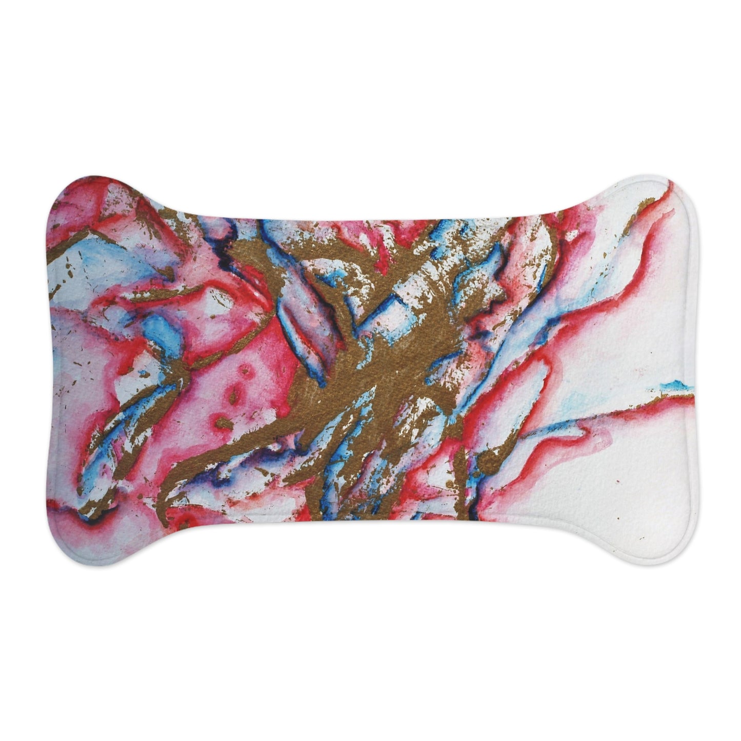 Abstract Love Pet Feeding Mats