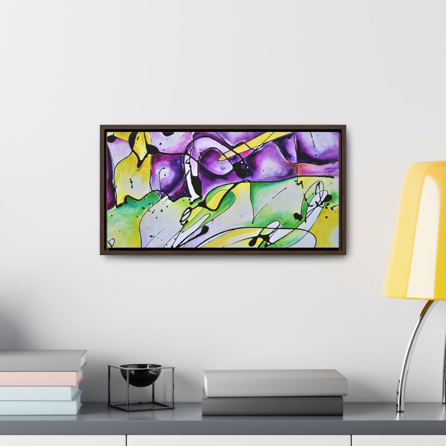 Purple Mountains Gallery Canvas Wraps, Horizontal Frame