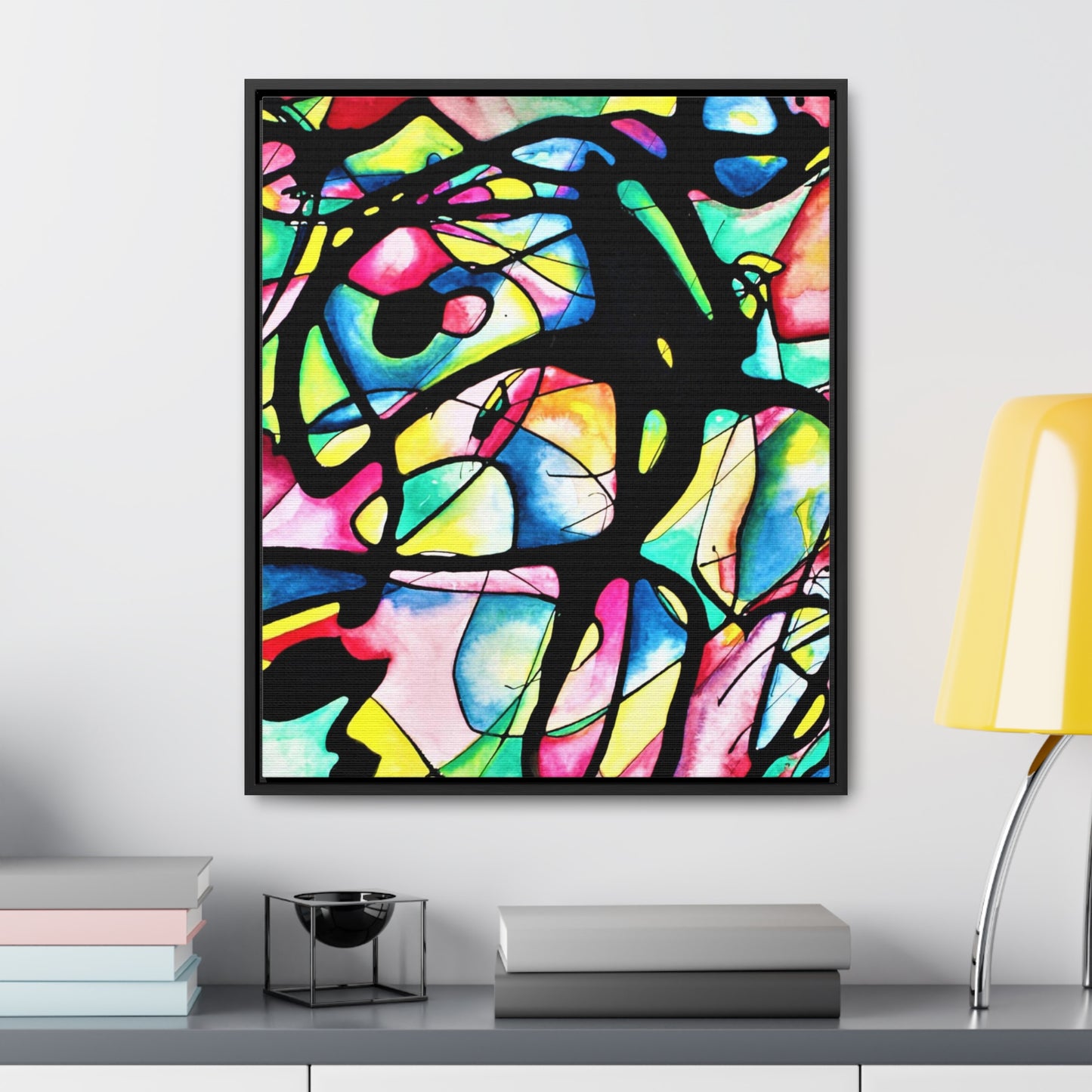 Peacock Gallery Canvas Wraps, Vertical Frame