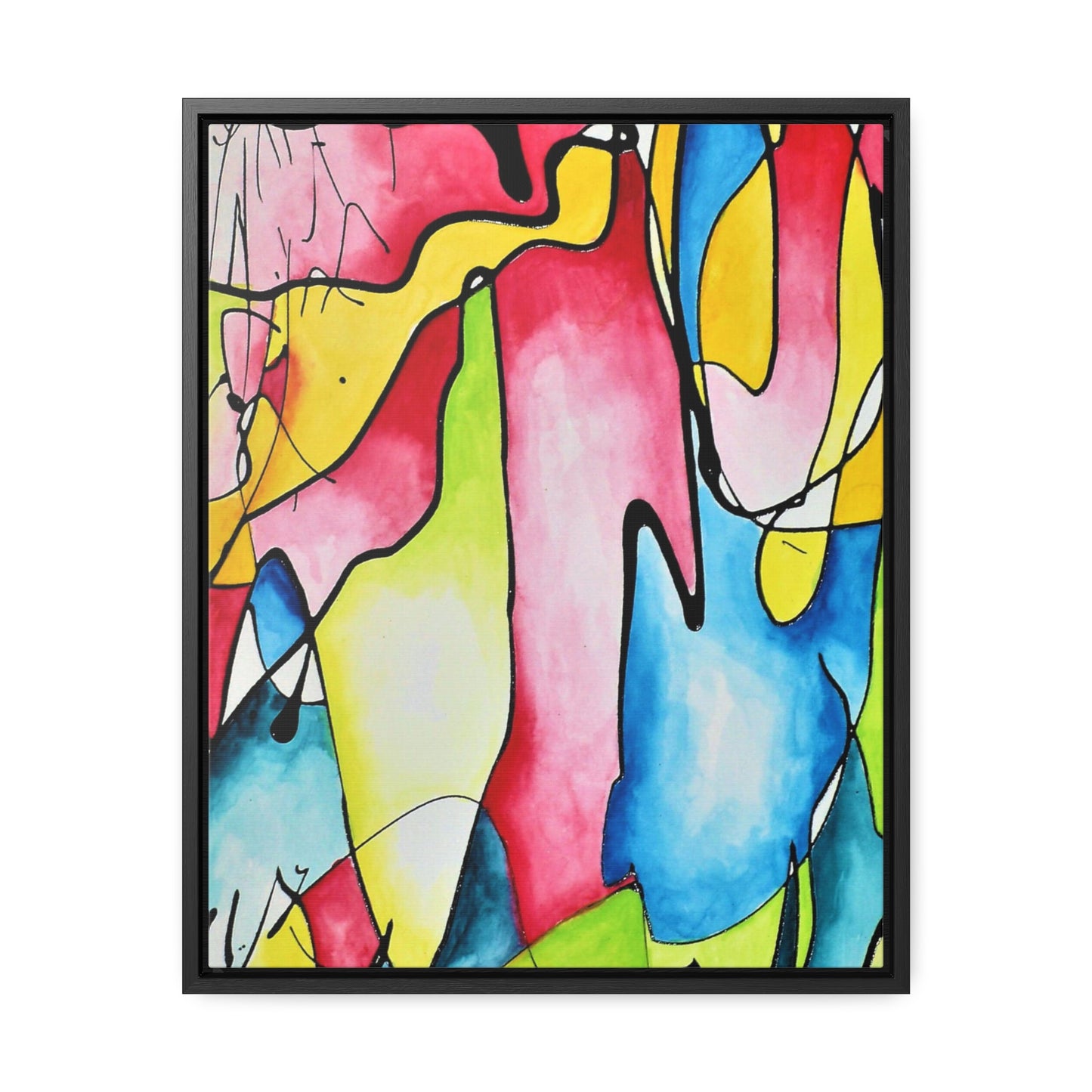 Blue Flame Gallery Canvas Wraps, Vertical Frame