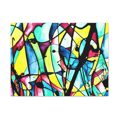 Alien Lady Canvas Gallery Wraps 24″ x 18″ 1.25"