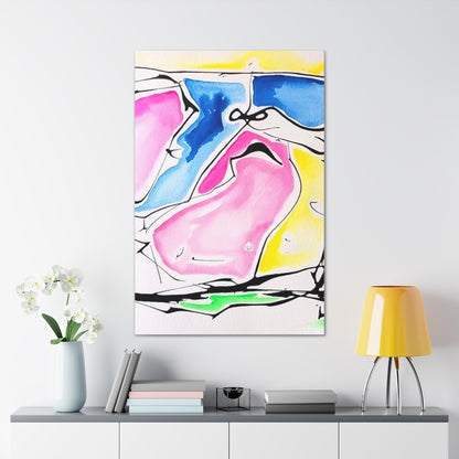 Pink Elephant Canvas Gallery Wraps 32″ x 48″ 1.25"