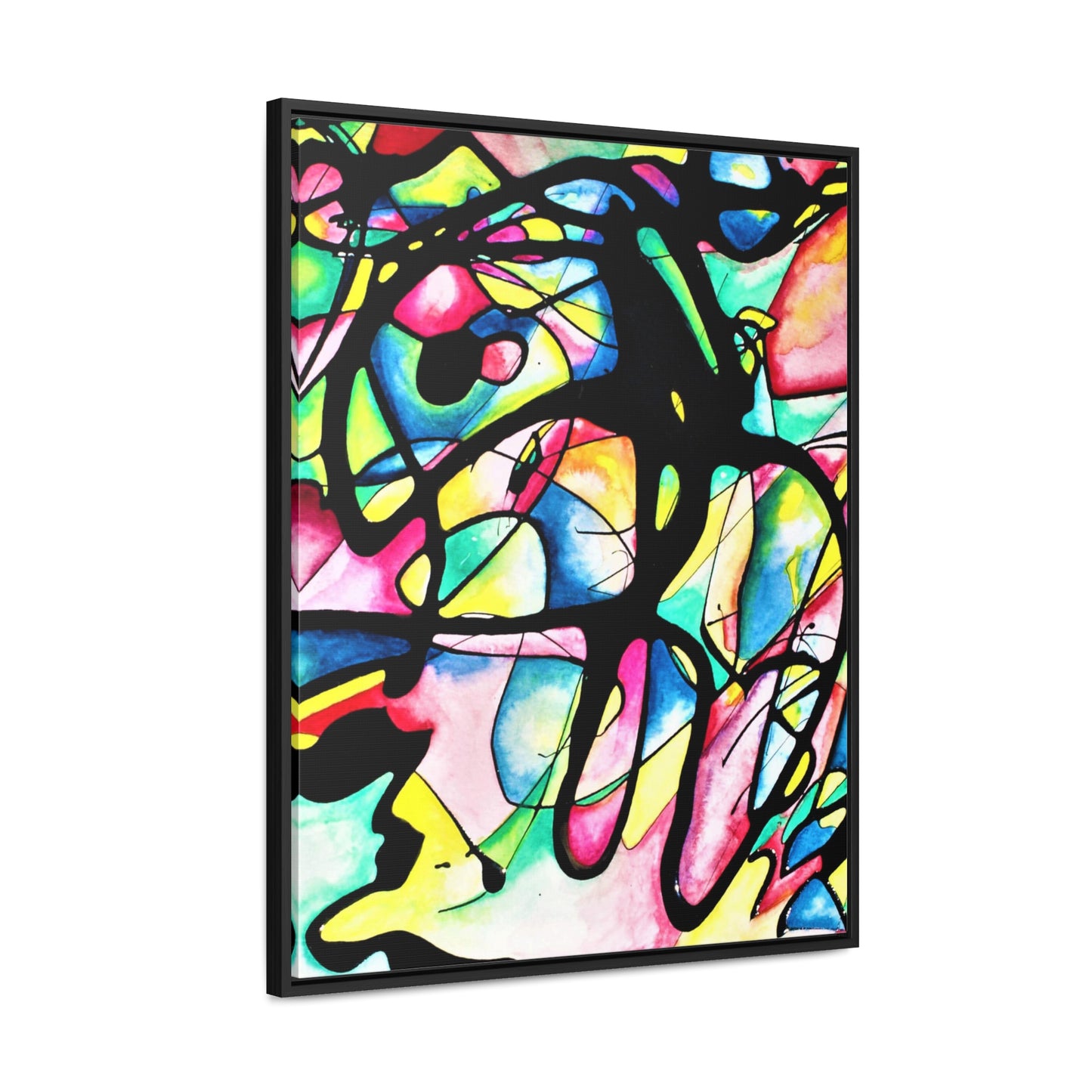 Peacock Gallery Canvas Wraps, Vertical Frame