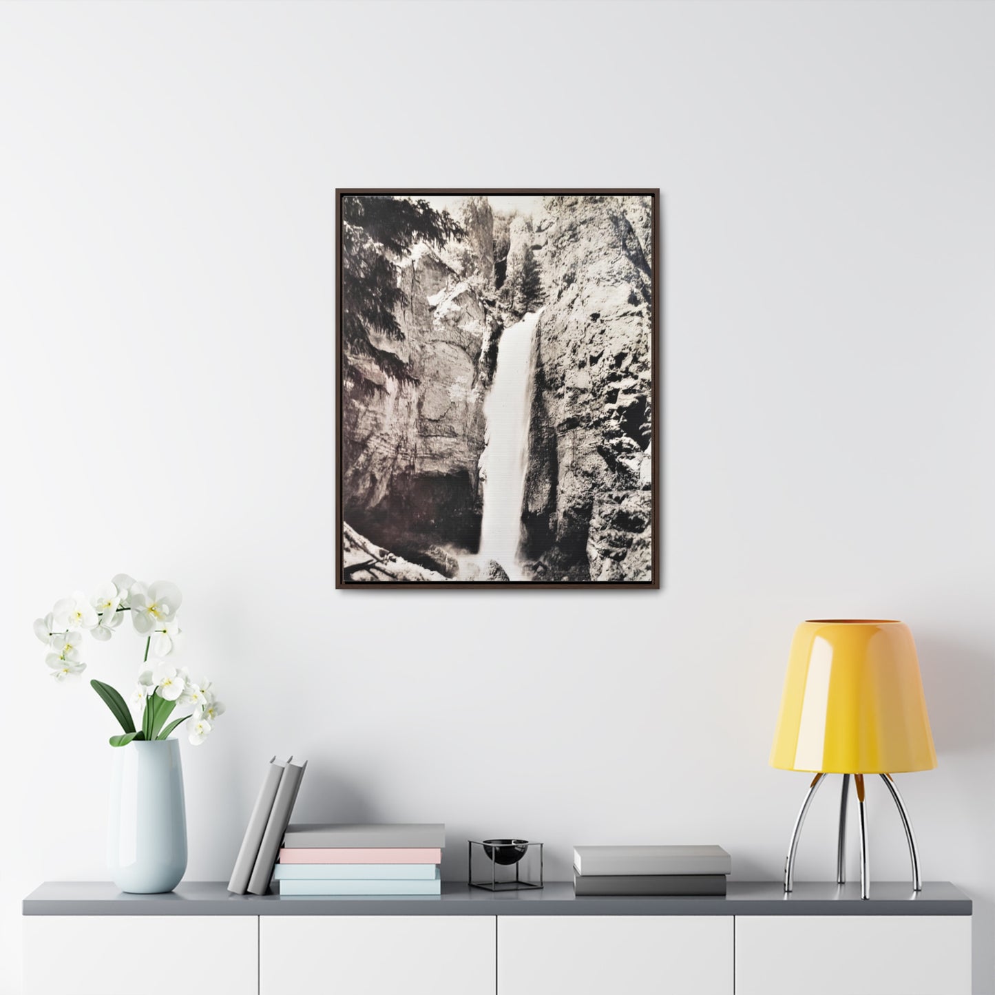 Tower Falls Yellowstone Gallery Canvas Wraps, Vertical Frame