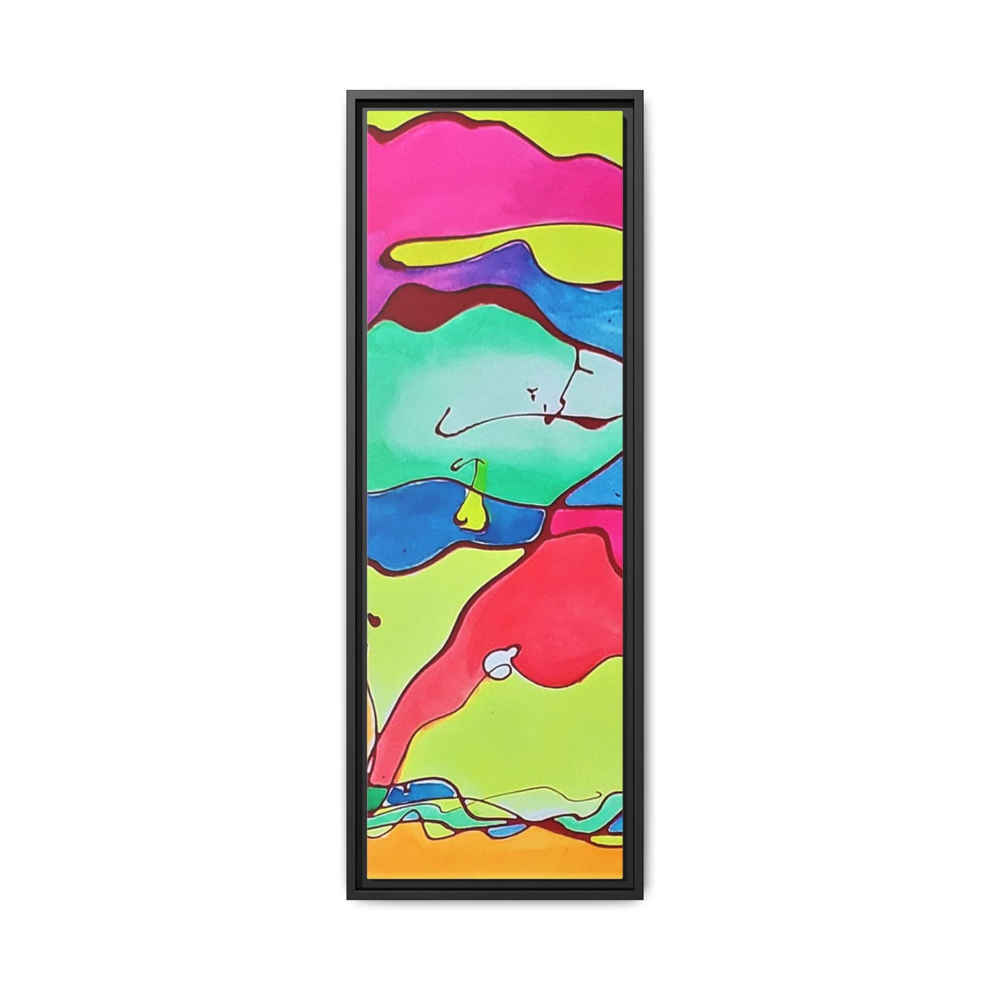 Kool Kid Matte Canvas Framed - Kia Day Design