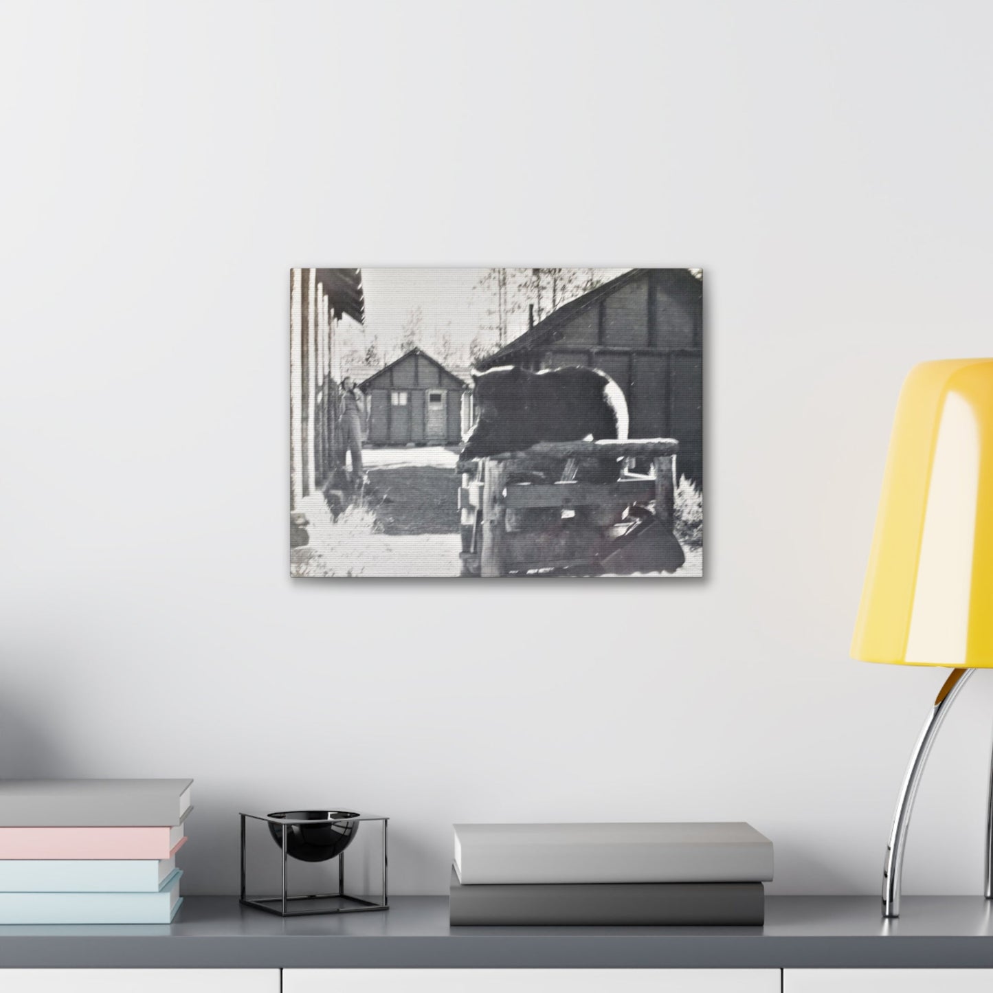 Yellowstone Bear Canvas Gallery Wraps 16″ x 12″ 1.25"