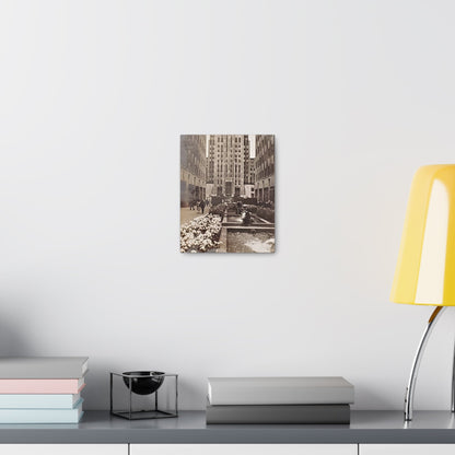 Rockefeller Plaza Canvas Gallery Wraps 8″ x 10″ 1.25"