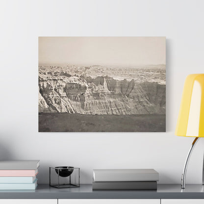 The Pinnacles Satin Canvas Stretched