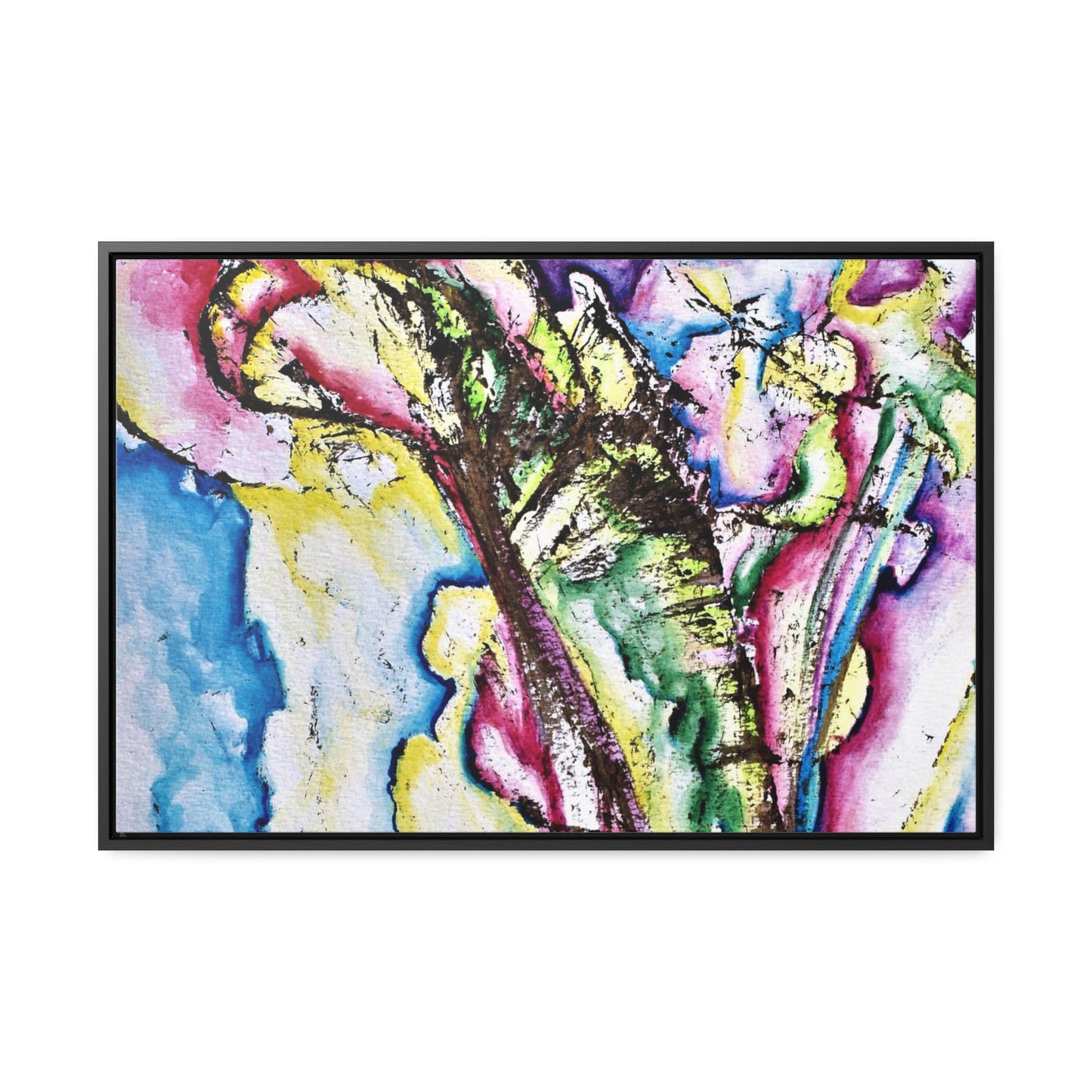 Calla Lilies Gallery Canvas Wraps, Horizontal Frame