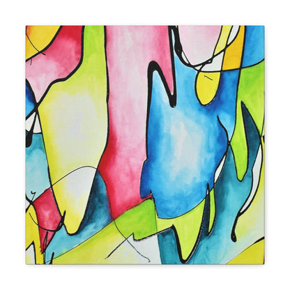 Blue Flame Canvas Gallery Wraps 16″ x 16″ 1.25"