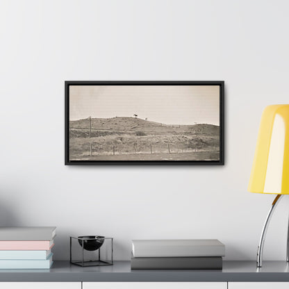 Outside Philip South Dakota Gallery Canvas Wraps Horizontal Frame 20″ x 10″ Black Premium Gallery Wraps (1.25″)