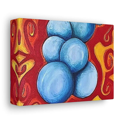 Blue Balls Canvas Gallery Wraps