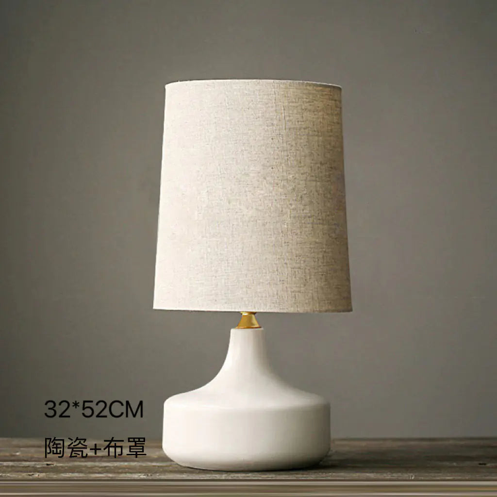 Zhongshan Ceramic Table Lamp - Vintage Japanese Style Kia Day Design