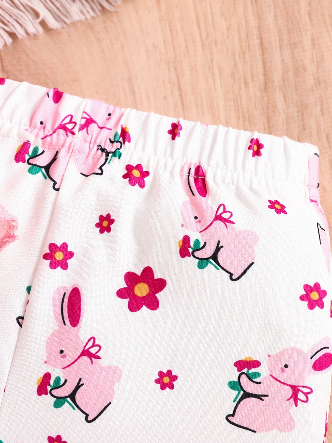 Children's Ruffle Hem Tank Top with Flare Pants and Headband Set- Shopimist- {{Product type}}