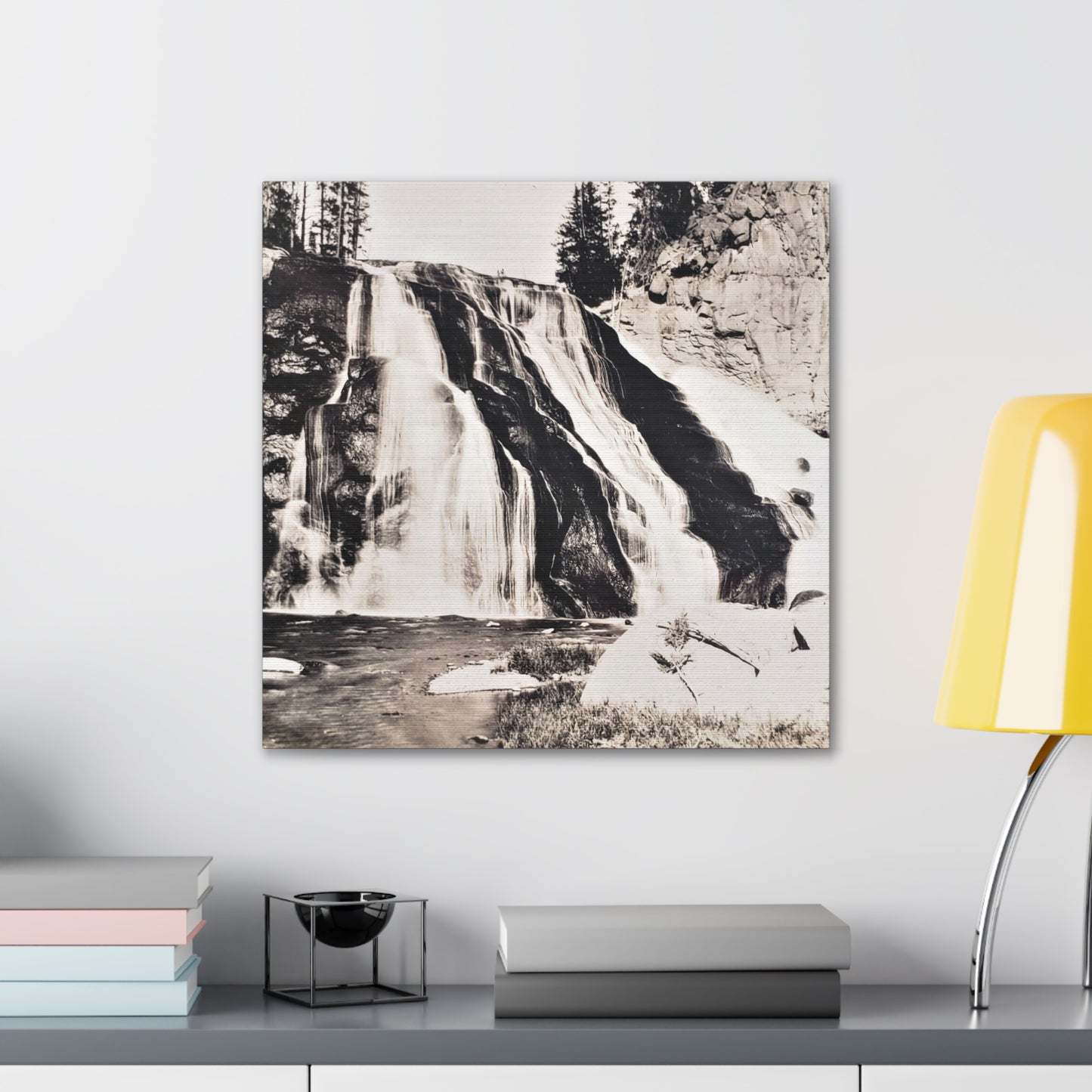 Gibbon Falls Yellowstone Canvas Gallery Wraps