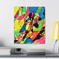 Exploding Earth Canvas Gallery Wraps 20″ x 24″ 1.25"