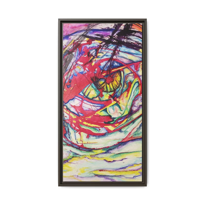 The Eye Framed Art Print - Kia Day Design