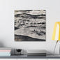 Springs at top of Jupiter Terrace Yellowstone Canvas Gallery Wraps 20″ x 20″ 1.25"