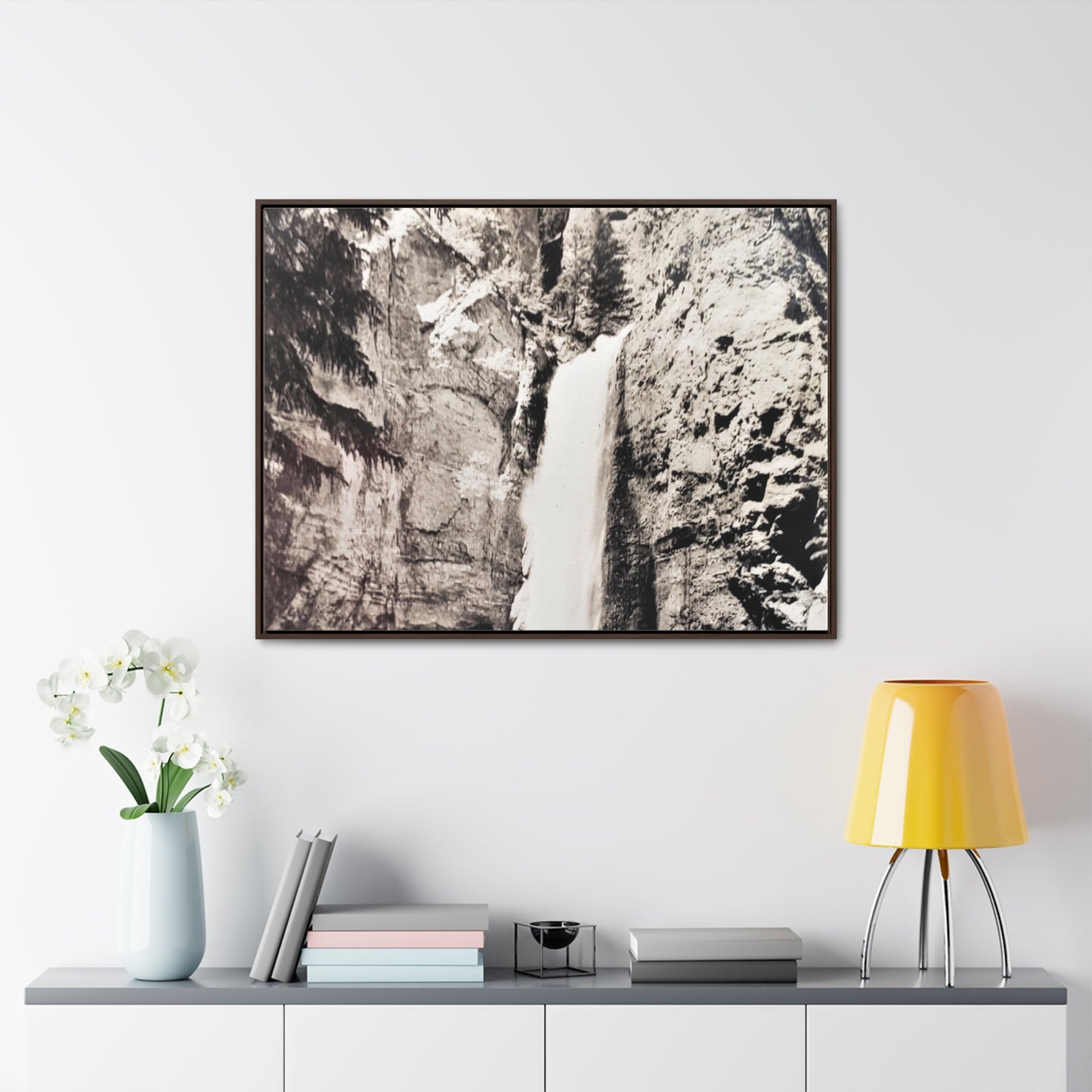 Tower Falls Yellowstone Gallery Canvas Wraps, Horizontal Frame