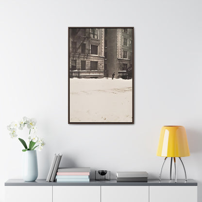 430 W 119th St New York Gallery Canvas Wraps Vertical Frame 24″ x 36″ Premium Gallery Wraps (1.25″) white black