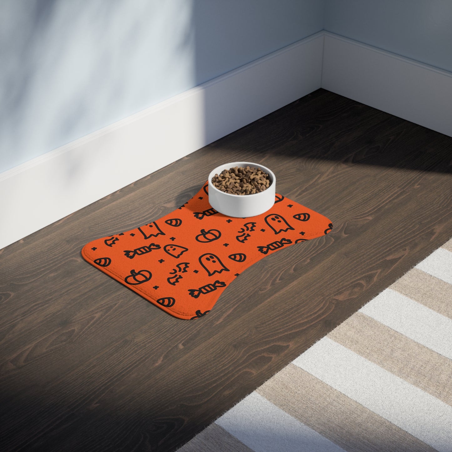 Halloween Fun Pet Feeding Mats