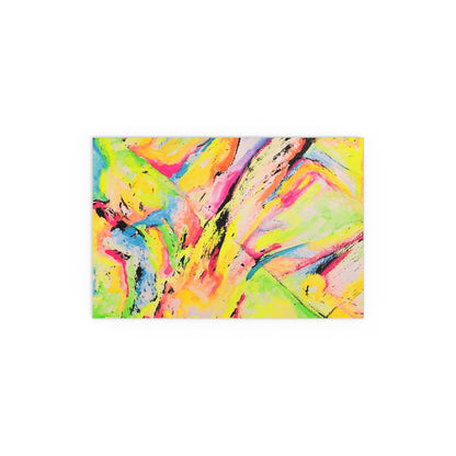 Neon Fire Silk Posters 12" x 8" (Horizontal) Semi Glossy