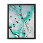 Teal Burst Gallery Canvas Wraps, Vertical Frame 11″ x 14″ Premium Gallery Wraps (1.25″)