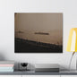 Navy Day New York Hudson River October 27th 1945 War Ships Canvas Gallery Wraps 24″ x 20″ 1.25"