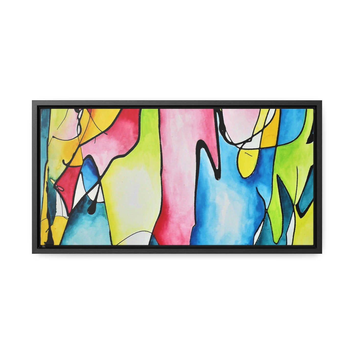 Blue Flame Gallery Canvas Wraps, Horizontal Frame