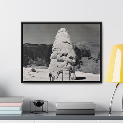 Liberty Cap Yellowstone Gallery Canvas Wraps Horizontal Frame 24″ x 18″ Black 1.25"