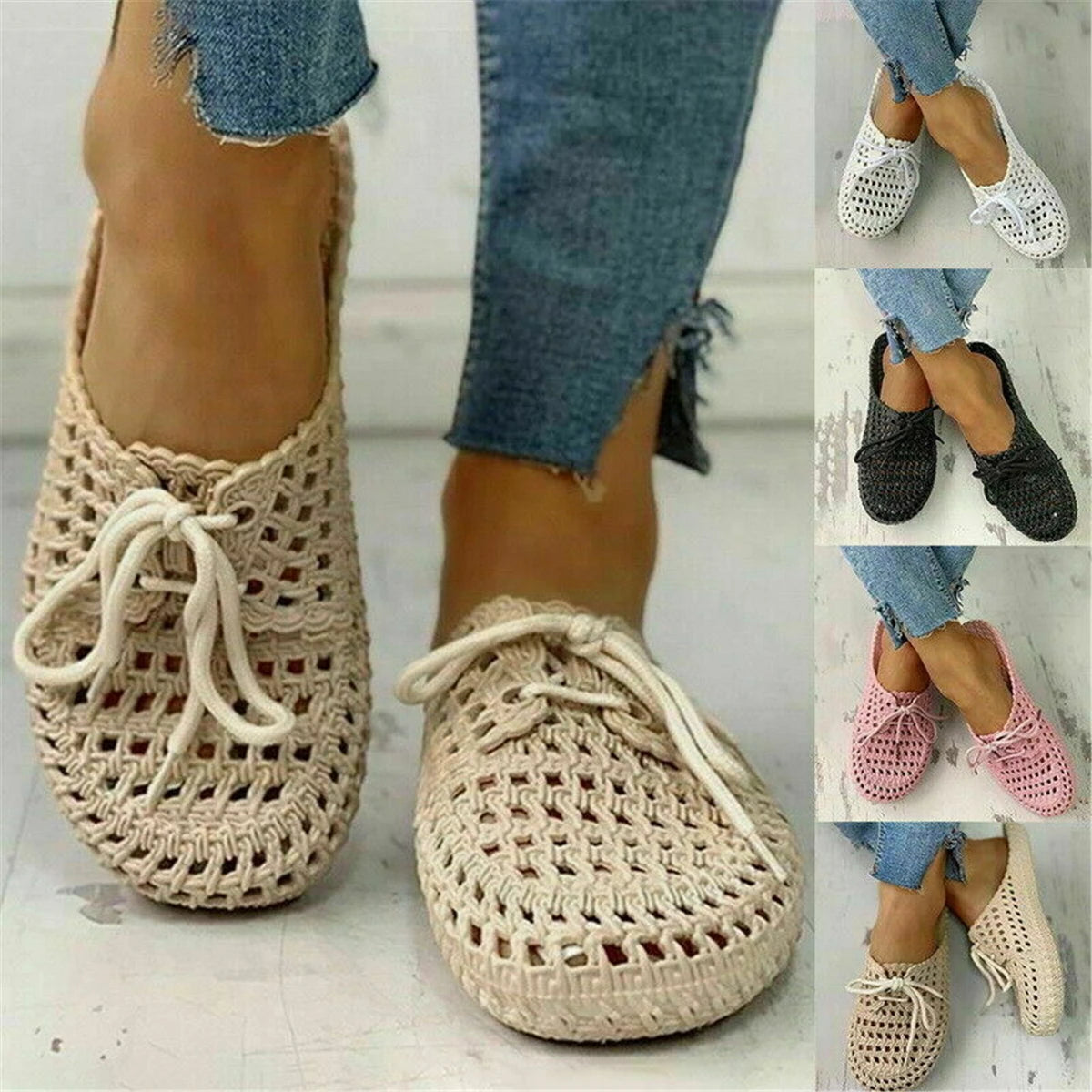 Women's Sandals Hollow Out Casual Ladies Slippers Fashion Summer Beach Shoes