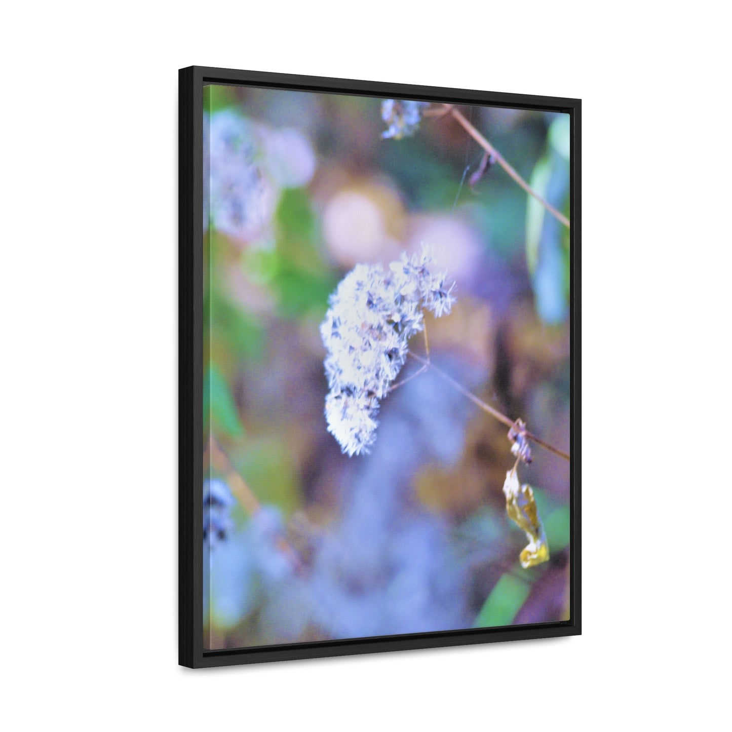 Macro Blue Gallery Canvas Wraps, Vertical Frame