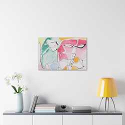 Abstract Face Canvas Gallery Wraps - Kia Day Design