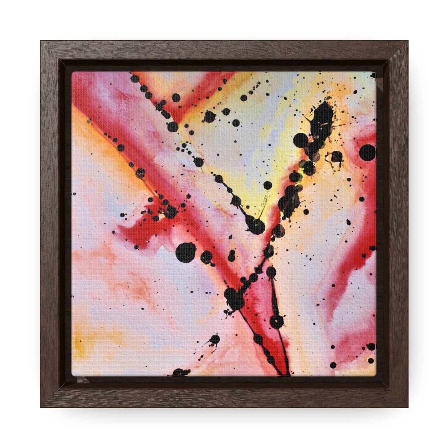 Red Hot Love Gallery Canvas Wraps, Square Frame