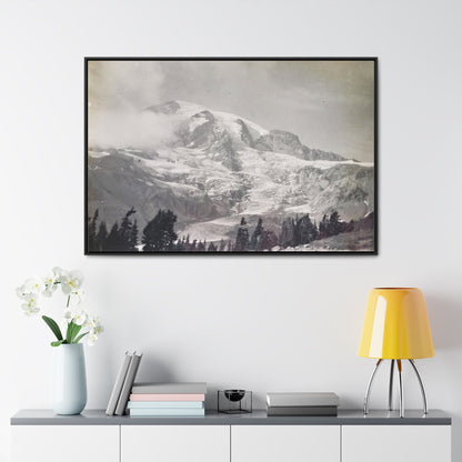 Mount Rainier Gallery Canvas Wraps Horizontal Frame 48″ x 32″ Black Premium Gallery Wraps (1.25″)