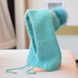 Cozy Rabbit Fur Winter Beanie - Mint Green Average Size - hat