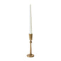 Antique Brass Hand-Forged Taper Candle Holder - 7” H - candle holder