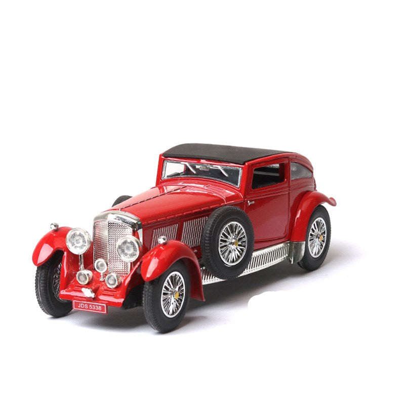 Vintage Bentley 8L Antique Car Model with Sound and Light - - model car