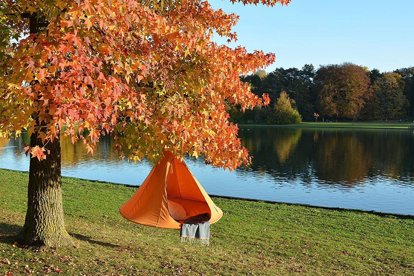 Foldable Outdoor Leisure Swings Stainless Steel Iron Pipe Hammock Swing Chair