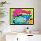 Kool Kid Matte Canvas Framed - Kia Day Design
