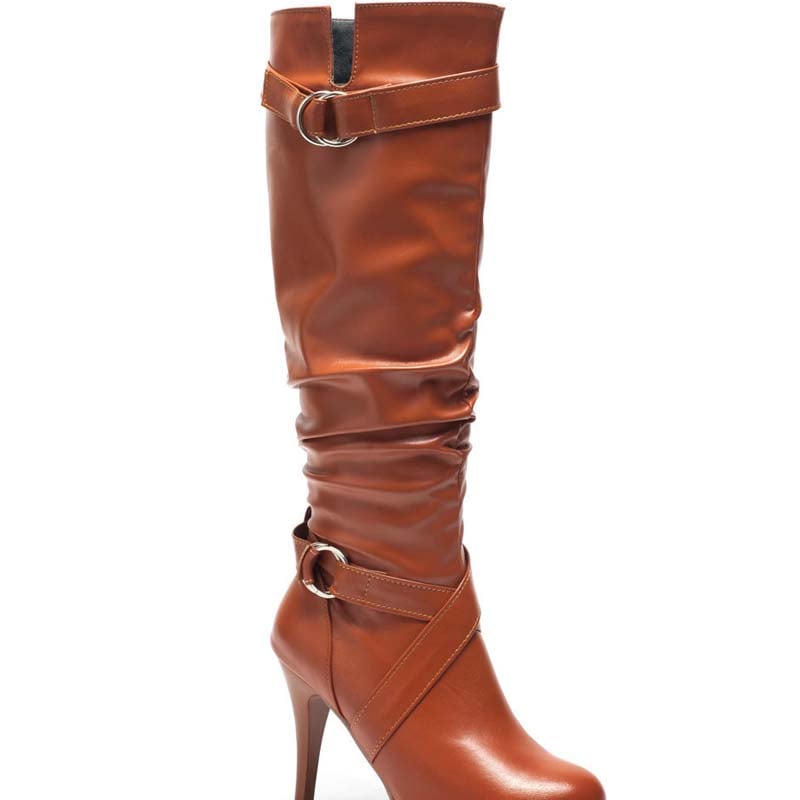 Stylish Simple High-Heeled Platform Stiletto Boots- Kia Day Design- {{Product type}}