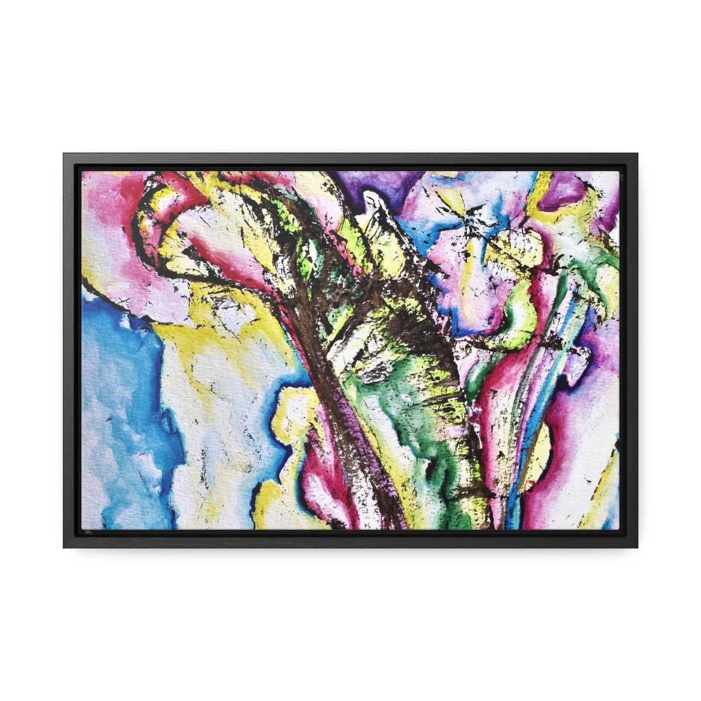 Calla Lilies Gallery Canvas Wraps, Horizontal Frame