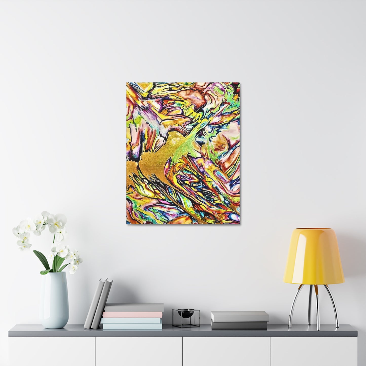 Phoenix Rising Stretched Canvas