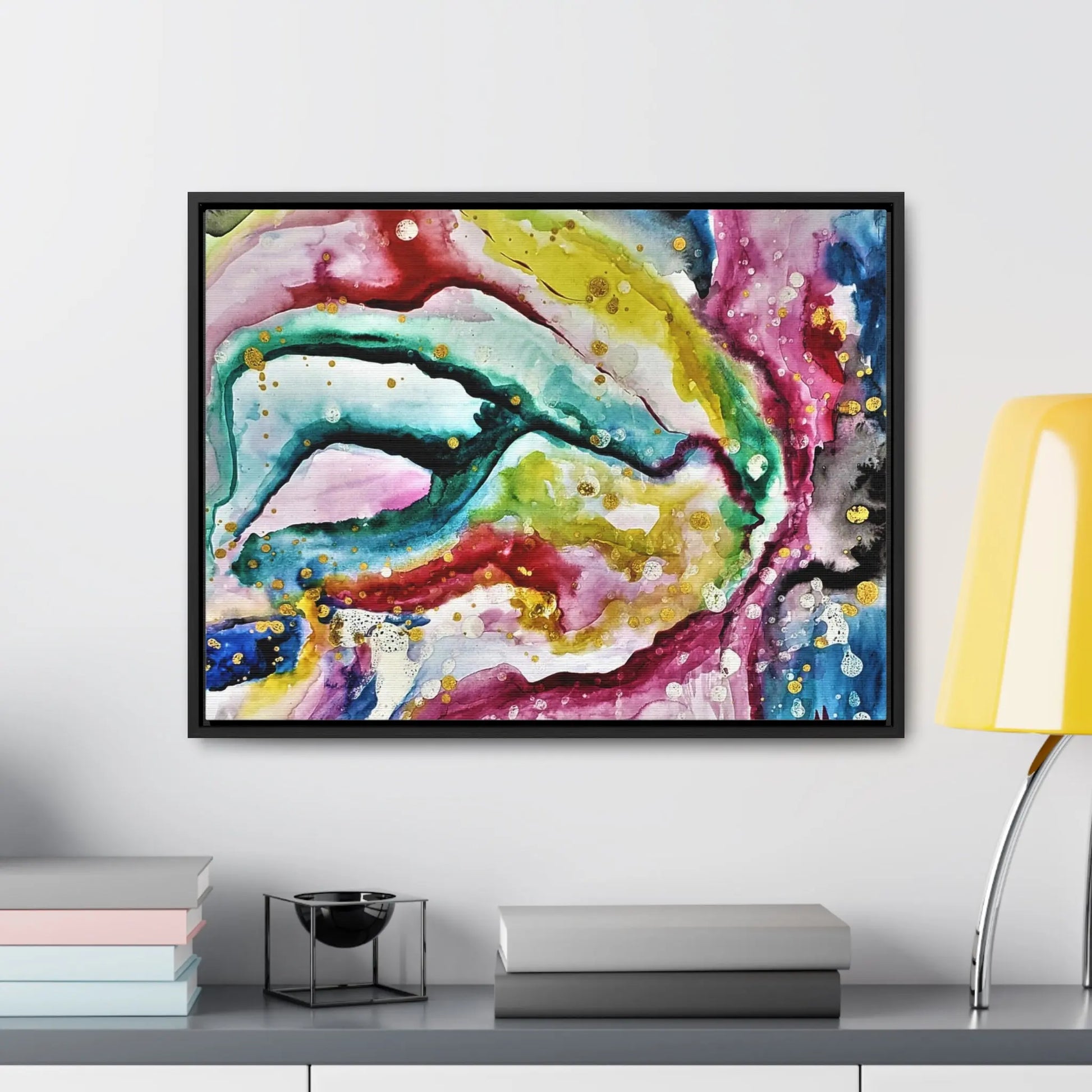 Cosmic Face Gallery Canvas Wraps, Horizontal Frame