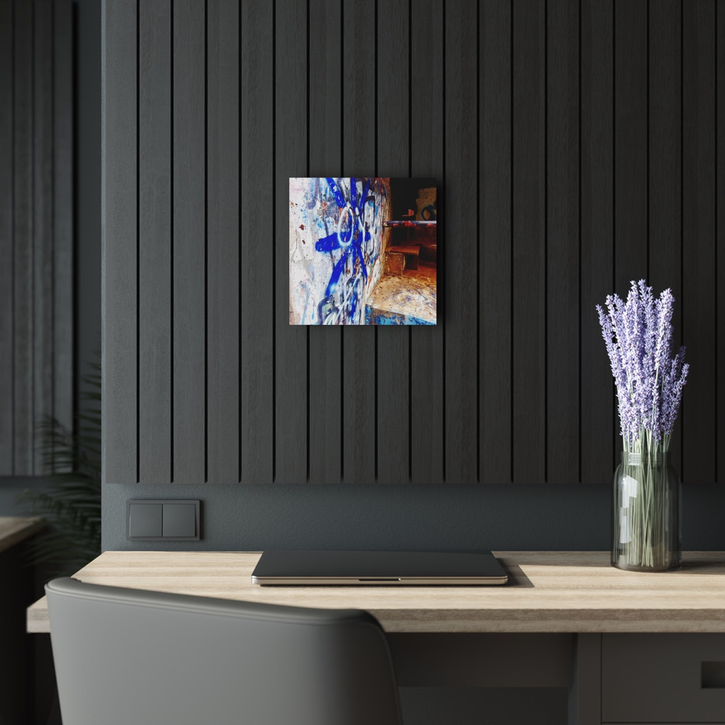 Graffiti Urban Photo Acrylic Print — French Cleat Hanging - 12″ x 12″ 0.25'' - Home Decor