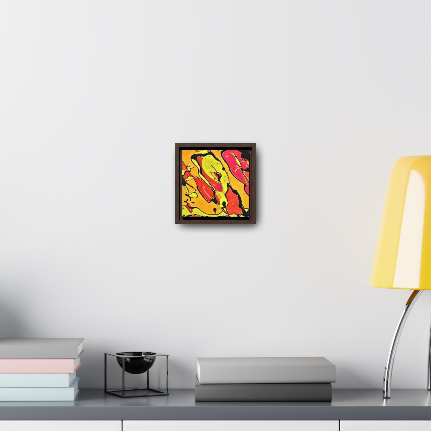 80's Rapture Gallery Canvas Wraps, Square Frame