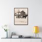 Milk Man Gallery Canvas Wraps Vertical Frame 24″ x 30″ 1.25" Walnut