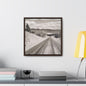 Western Road Gallery Canvas Wraps Square Frame 16″ x 16″ 1.25" Walnut