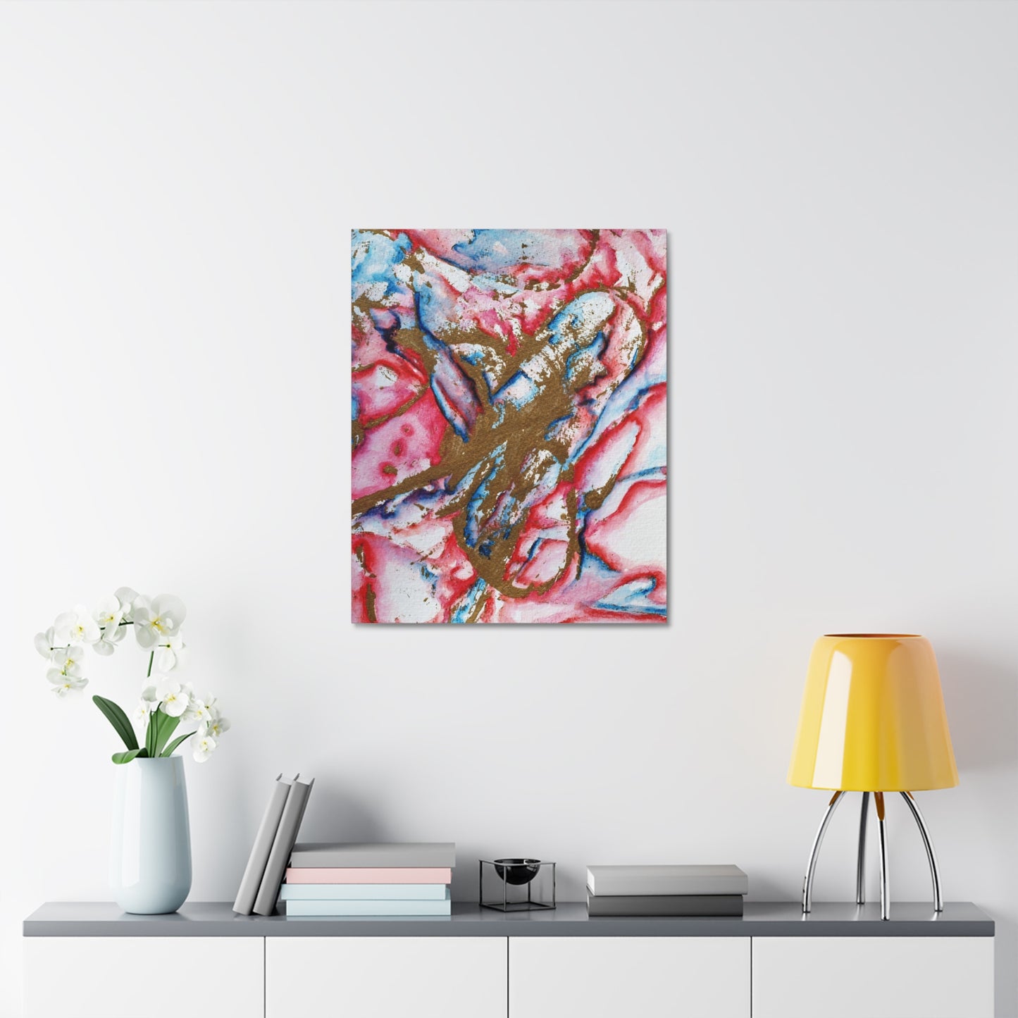 Abstract Love Stretched Canvas